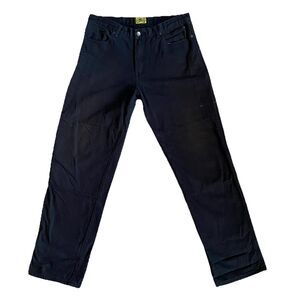 Draggin' Jeans Kevlar Lined Motorcycle Riding Pants Size 36 36x34 Black Denim